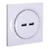 FIBARO Pametna utičnica Walli N, 2xUSB, bijela