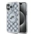 Karl Lagerfeld IML Monogram Karl & Choupette Head MagSafe maskica za iPhone 15 Pro, prozirna