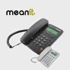 MEANIT Fiksni telefon ST300, crni
