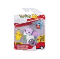 POKEMON Figura Battle Gible, Pikachu, Galarian Ponyta, 3 kom