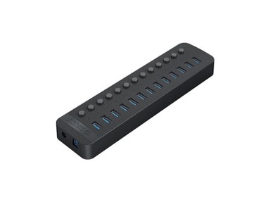 ORICO USB hub CT2U3-13AB, USB-B, 13x USB-A, crni