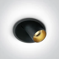 ONE LIGHT Ugradbena svjetiljka cob 6,5w cct 700ma dark light crna dm11107c/b/v