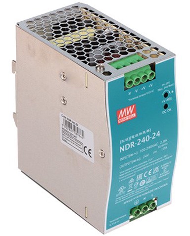 MEAN WELL Preklopno napajanje NDR-240-24, 24 V, 240 W