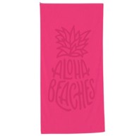ESSENZA BATH Ručnik za plažu Aloha, 70 x 150 cm, roza