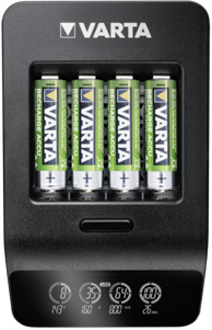 VARTA LCD Pametan punjač + s 4 baterije 2100 mAh AA