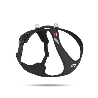 CURLI Oprsnica za pse, Magnetic Belka Air-Mesh, crna, XXXL