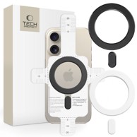 TECH-PROTECT MagSafe magnetski držač Magnetic 2 kom, crno/bijela