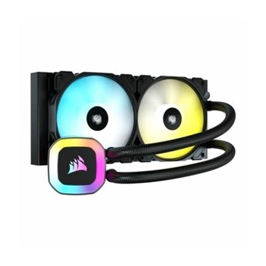 CORSAIR Vodeno hlađenje H100 RGB, za Intel i AMD, crno