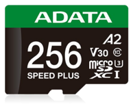 ADATA Memorijska kartica microSD U3 V30 UD256GUI3V30A2SP-RA1, 256GB, 180/160MB/s