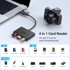 UGREEN USB-C/A hub, 4 priključka (2x USB-A, 1x SD, 1x TF), sivi