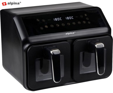 ALPINA Dvostruka XXL friteza na vrući zrak, 8 L, 2200 W