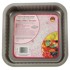 Pekač 240 x 240, za torte, pizze, non-stick, sivi
