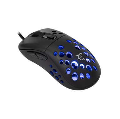 WHITE SHARK Miš Azrael, RGB, crni