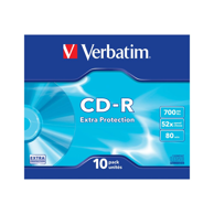 VERBATIM CD-R Extra Protection, 700 MB, 10 kom