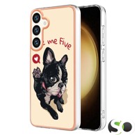 Maskica za Samsung S24/S25, s akrilom, silikonska, pas