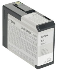 EPSON Tinta za printer ink cartridge light black T 580 80 ml T 5807
