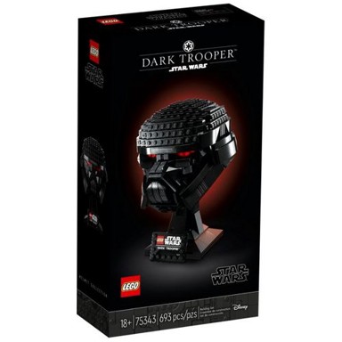 LEGO Star Wars kolekcija kaciga Dark Trooper 75343