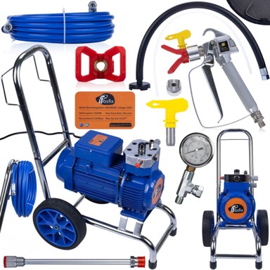 OEM Airless uređaj za prskanje boje Rosfix Blue Strong Storm BSS08, 4500 W, 22 MPa, 28 l/min