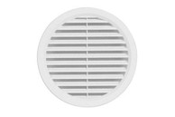 HACO Ventilacijska rešetka, okrugla, VM mreža, Ø 150 mm, bijela
