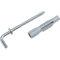 LUX TOOLS Plastična tipla FI 6 s vijkom