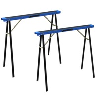 HOMESTAR Set sklopivih nosača za pilu, 99,5 x 36,5 x 78,5 cm, plavo-crni