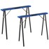 HOMESTAR Set sklopivih nosača za pilu, 99,5 x 36,5 x 78,5 cm, plavo-crni
