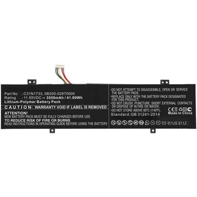 COREPARTS Baterija za Asus laptop 41,04Wh Li-Pol 11,4V 3600mAh