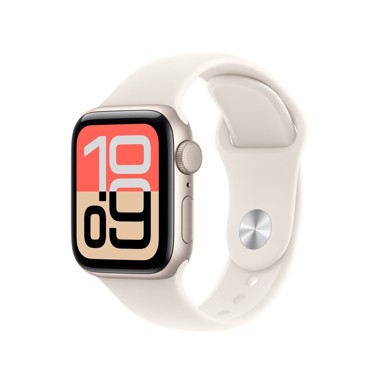 APPLE Watch SE (3rd generation) SE 3 GPS 40mm, Starlight Aluminium Case with Starlight Sport Band M/L