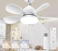 X-LIGHT Ventilator s LED lampom 13W E27 i daljinskim