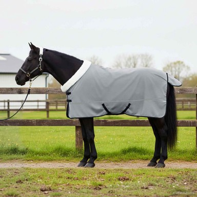 Pokrivač za konje, zeleni, 135 cm, polartec