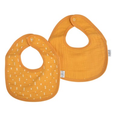 BEBE DOUCEUR Žuti podbraci u setu 2 kom od muslina 