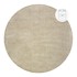 FLAIR RUGS Bež perivi okrugao tepih od recikliranih vlakna 133x133 cm Fluffy 