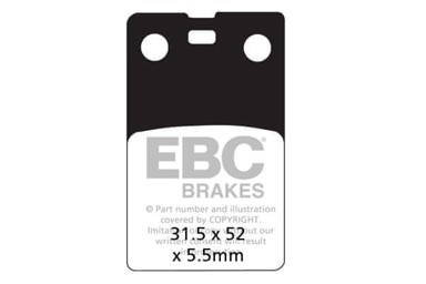 EBC Kočione pločice FA099, set za 1 disk