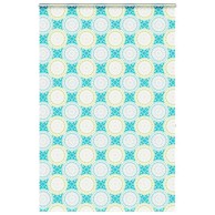 Rolo zavjesa za tuš s kazetom, 160x240 cm, ornament