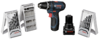BOSCH Akumulatorska bušilica-odvijač Professional GSR 12V-15