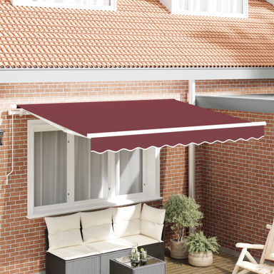 Tkanina za zamjenu nadstrešnice za okvir 2,5x2 m, bordo