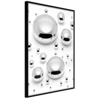Poster Silver Drops 30x45
