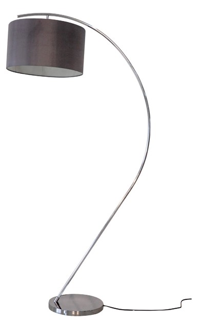 Dekorativna podna lampa CI-S6006-11, krom siva