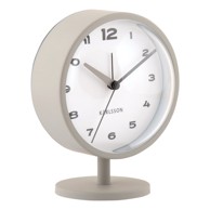 KARLSSON Budilica Brisk Dome ø 11 cm, prirodna