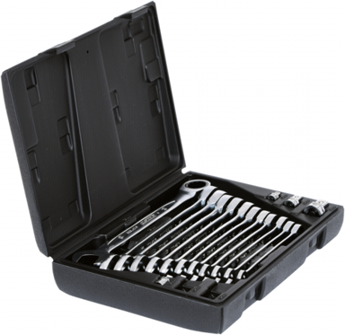 KS TOOLS Set kombiniranih ključeva s čegrtaljkom, 16-dijelni 503.4266