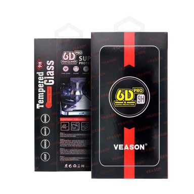 VEASON Kaljeno staklo 6D Pro Glass za Motorola EDGE 70, crno