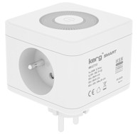 KERG SMART Napojna traka 2 utičnice USB-A USB-C LED