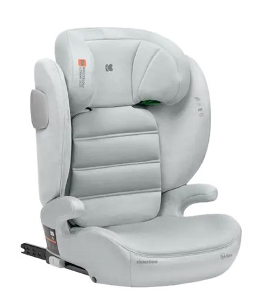 KIKKA BOO Autosjedalica iTrack iSize 100-150 cm Svijetlo siva