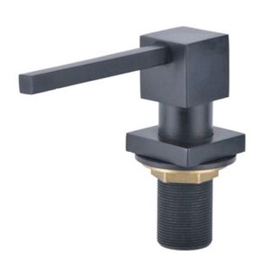 SINK SOLUTION Kvadratni dozator deterdženta za sudoper, crni