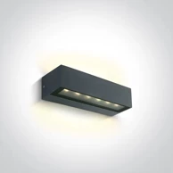 Zidna svjetiljka, LED, 2x6W, 3000K, IP65, DM67526B1/AN/W, antracit
