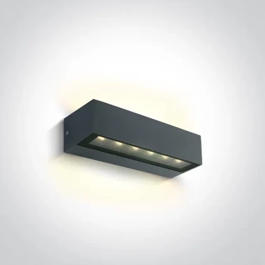 Zidna svjetiljka, LED, 2x6W, 3000K, IP65, DM67526B1/AN/W, antracit
