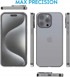 Prozirna TPU maskica za Apple iPhone 15 Pro Max, otporna na udarce, 9H zaštitna