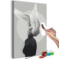 Slika za samostalno slikanje Woman With Wings 40x60