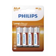 PHILIPS Baterija LongLife AA, 1.5 V