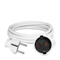 COMMEL Produžni kabel s utikačem i natikačem 2m 3x1mm